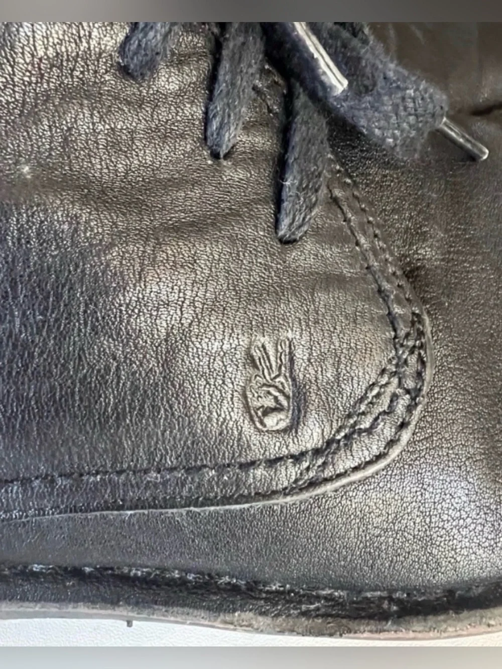 John Varvatos Star Hipster Chukka Black Leather Boots 10.5